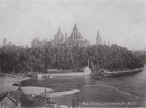 The Parliament Buildings, Ottawa, from Nepean Point