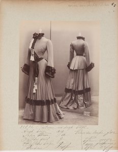 Album Page: House of Worth, Costume by Photographer French