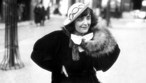 French Singer Edith Piaf in Montmartre