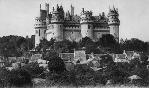 Postcard of the Castle, Pierrefonds, c. 1900
