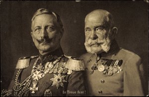 Kaiser Wilhelm II of Prussia with Emperor Franz Josef I of Austria, Loyalty