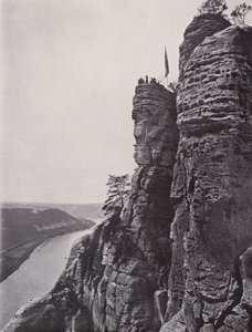 Bastei Rocks (b/w photo) by Photographer German