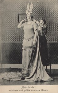 Brunhilde, the most beautiful and tallest German giantess