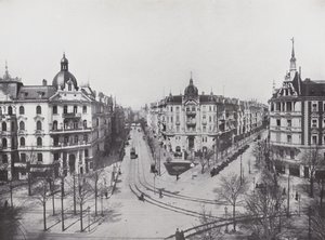 Charlottenburg, Kurfürstendamm, corner of Uhland and Grolmann Streets by Photographer German