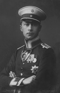 Crown Prince Wilhelm, eldest son of Kaiser Wilhelm II of Germany