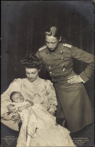 Duchess Cecilie with William of Prussia, Child