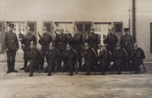 Group of German army infantry soldiers by Photographer German