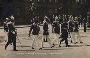 Kaiser Wilhelm II and His Sons