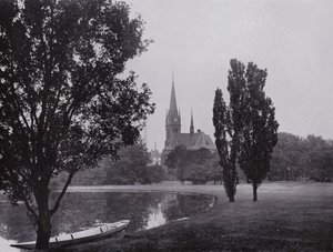 Leipzig: Johannapark with Luther Church by Photographer German