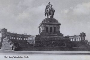 Monument to Kaiser Wilhelm I, Deutsches Eck, Koblenz, Germany