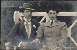 Prince and Princess August Wilhelm of Prussia by Photographer German
