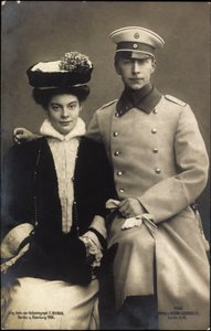 Princess Cecilie with Prince William, Coat and Hat
