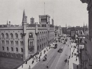 Municipal Savings Bank and Muhlendamm by Photographer German