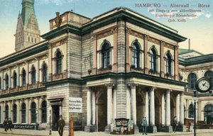 Stock Exchange, Alter Wall, Hamburg, Germany by Photographer German