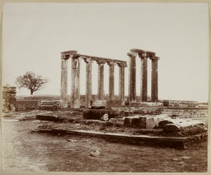Sanchi, Temple 18, general view from north-west by Photographer Indian