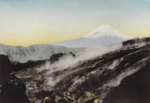 Japan, c.1912: Fuji from Ohwakudani, Hakone