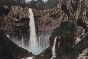 Japan, c.1912: Kegon Fall, Nikko