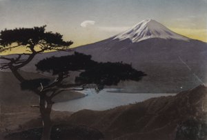 Japan, c.1912: Mount Fuji from Misaka Pass