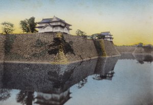 The Osaka Castle built in 1583 by Hideyoshi