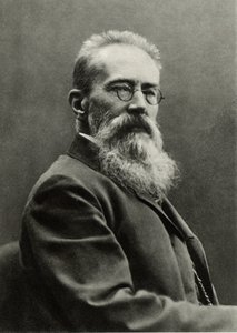 Nikolay Andreievich Rimsky-Korsakov by Photographer Russian