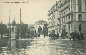 Floods, Lucerne, Switzerland