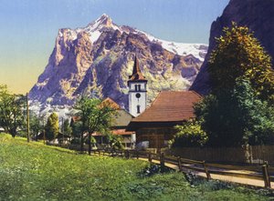 Grindelwald, Wetterhorn by Photographer Swiss
