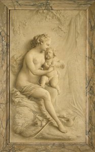 Venus and Cupid by Piat Joseph Sauvage