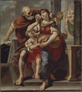 Hagar Leaves the House of Abraham by Pier Francesco Mola