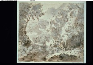Hagar and the Angel by Pier Francesco Mola