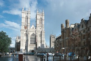 Westminster Abbey by Blaise Nicolas Le Sueur