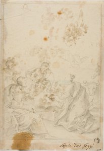 Adoration of the Shepherds by Pier Leone Ghezzi