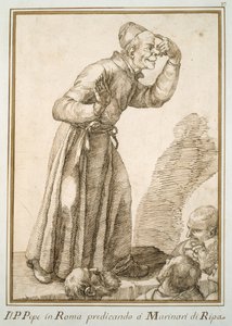 Father Pepe Preaching to Sailors by Pier Leone Ghezzi