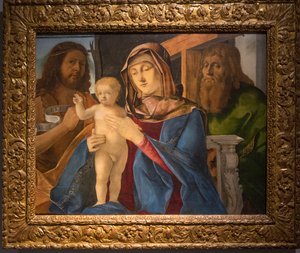 Madonna with Child and St John the Baptist and St Andrew