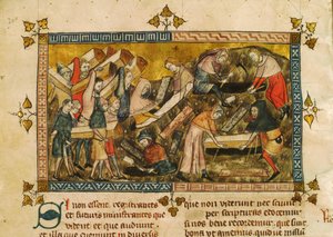 The Burial of the Victims of the Plague in Tournai, c. 1353