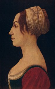 Woman in Green and Crimson by Piero del Pollaiolo