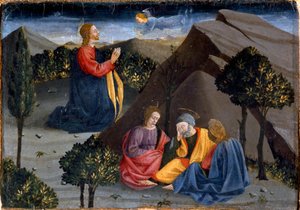Polyptych of the Misericordia: prayer in the Olive Garden