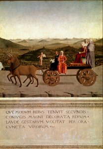 Diptych of Triumph of Federico da Montefeltro and Battista Sforza (detail)