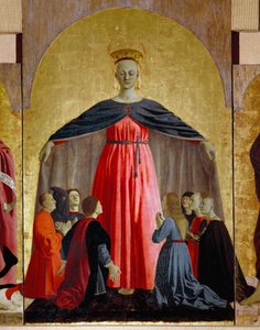 Polyptych of Mercy: The Virgin of Mercy, Surrounded by Saints (detail)
