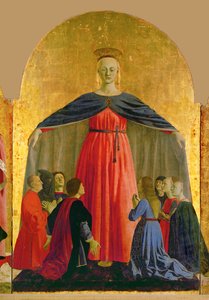 Saint Mary of Mercy, centre piece of the polyptych for the Confraternity of Mercy by Piero della Francesca