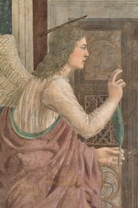 The Annunciation (detail) by Piero della Francesca
