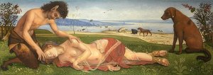 A Satyr Mourns a Nymph by Piero di Cosimo