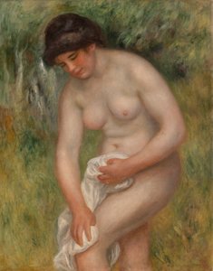 Bather Drying Herself by Pierre-Auguste Renoir