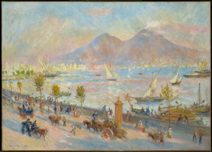 Bay of Naples, Evening by Pierre-Auguste Renoir
