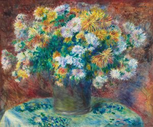 Chrysanthemums by Pierre-Auguste Renoir