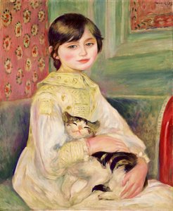 Julie Manet, also known as the Child with a Cat