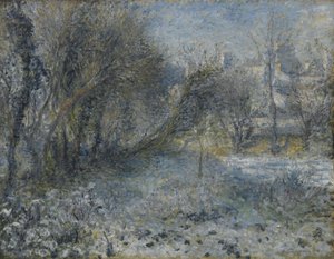 Snow Landscape by Pierre-Auguste Renoir