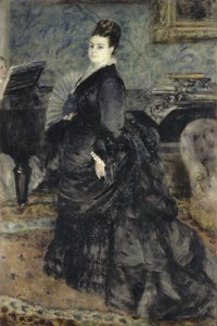 Portrait of a Woman, Known as Mme Georges Hartmann by Pierre-Auguste Renoir