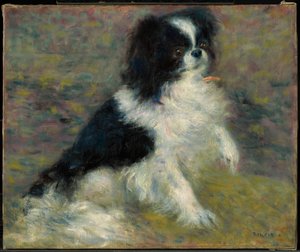 Tama, the Japanese Dog by Pierre-Auguste Renoir