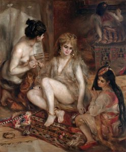 Women of Paris in Algerian Style (Harlem) by Pierre-Auguste Renoir