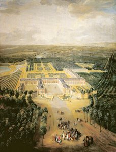 Prospective View of the Gardens of the Grand Trianon in Versailles by Pierre Denis Martin